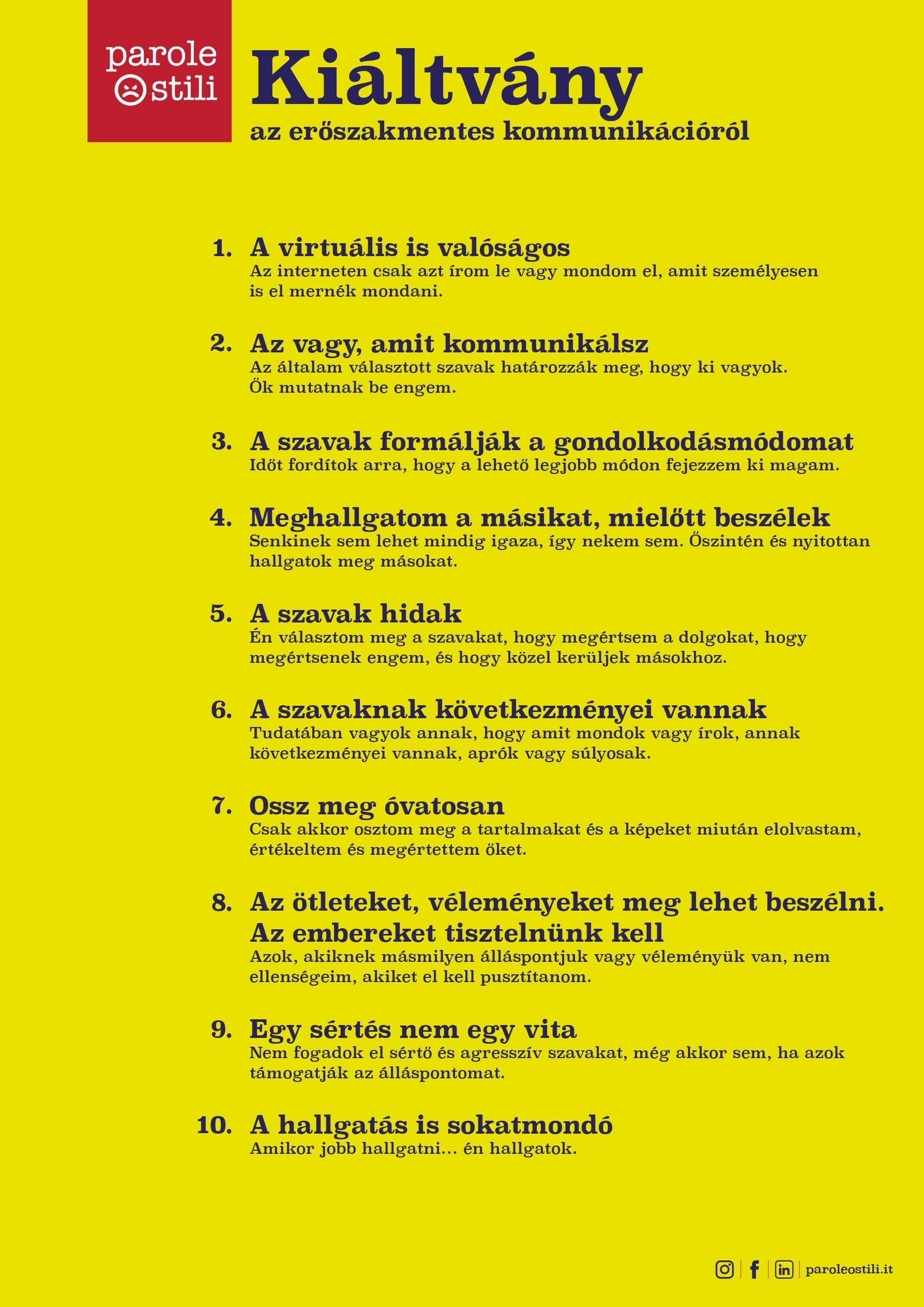 Il Manifesto in Ungherese Il Manifesto in Ungherese