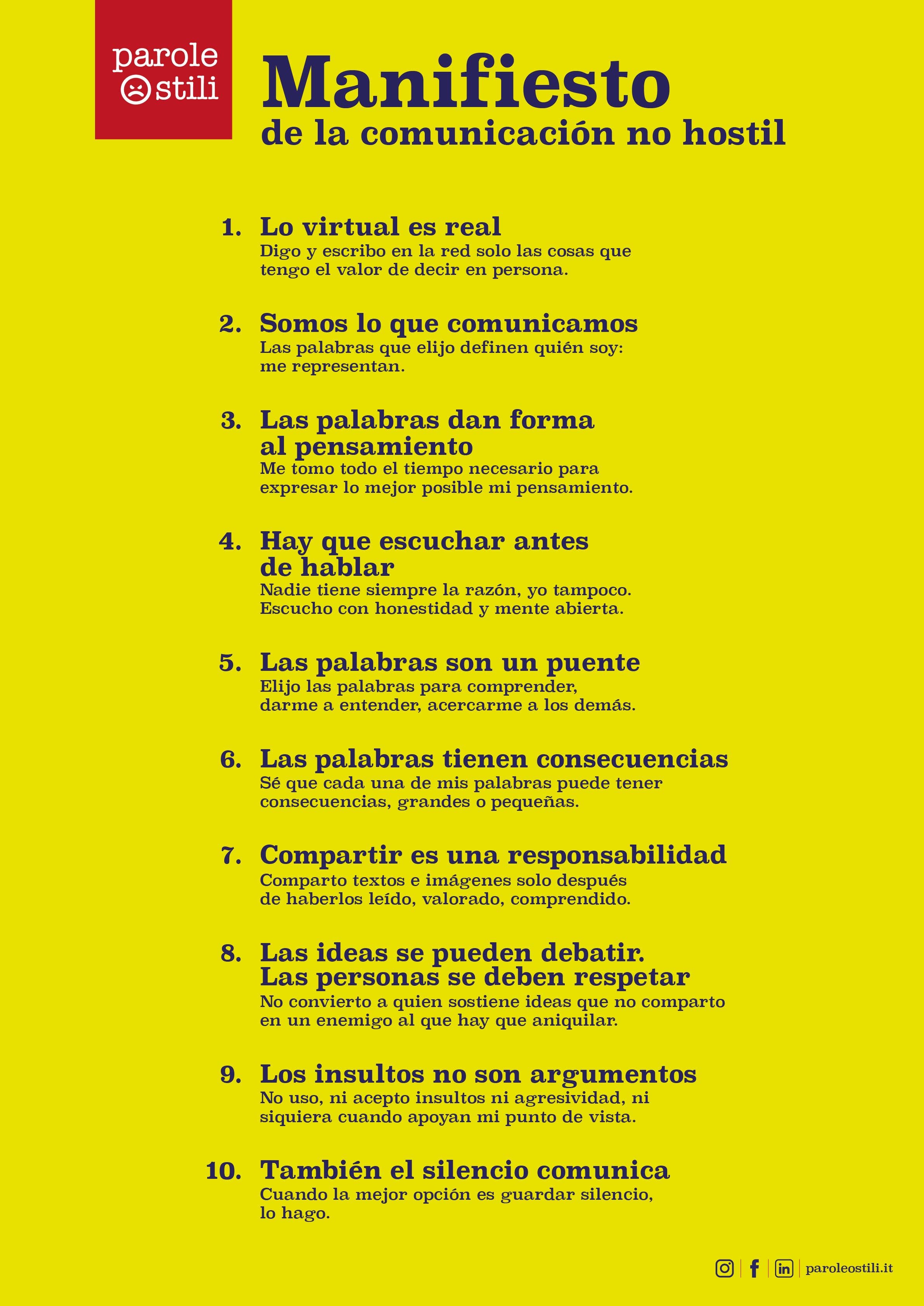 Il Manifesto in Español Il Manifesto in Español